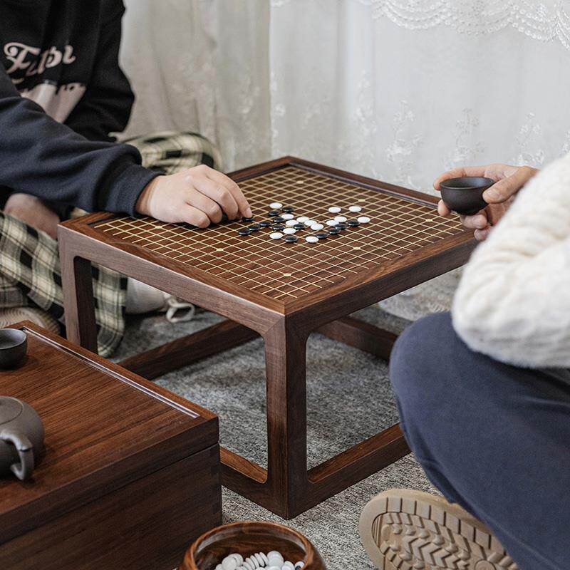 围棋桌椅乌金实木榻榻米棋桌五子棋象棋飘窗下棋茶艺多功能小桌子