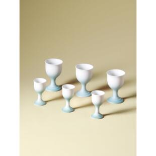 陶瓷酒杯供水杯佛堂佛前观音圣水杯上贡财神高脚杯子酒盅茶杯供具