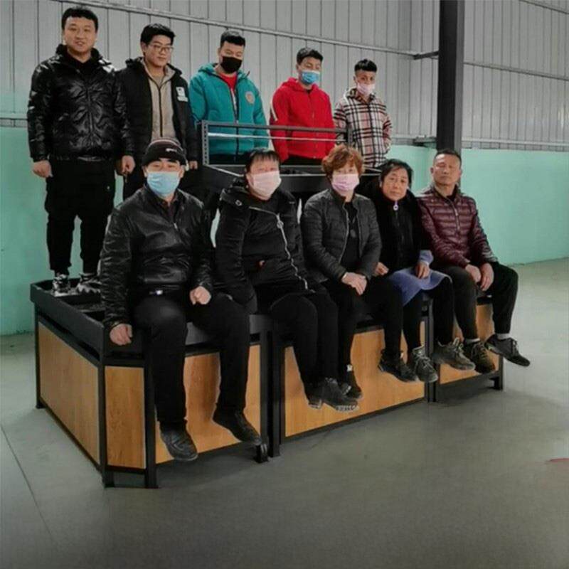 超市双单层水果店货架生鲜蔬菜展示架中岛促销架子升降干果堆头架