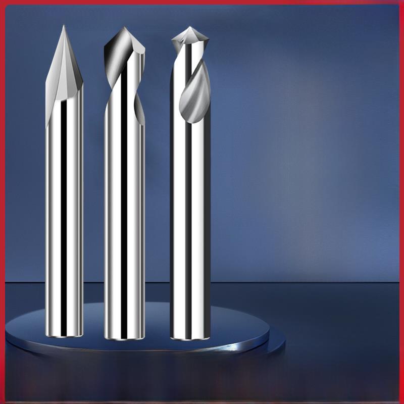 钨钢非标定点钻合金倒角刀75°82/95/100/105/110/115/125/130度