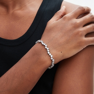 周安信同款 COWS镶钻手链5A锆石网球手链异形可调节男女情侣 CASH