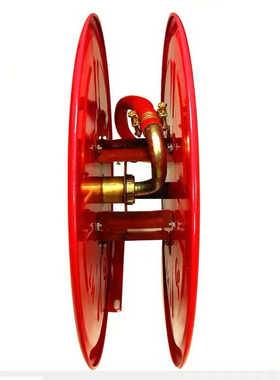 6分水管软管空卷盘消防水带卷盘空盘1寸/2.5寸水带用卷盘P250P380