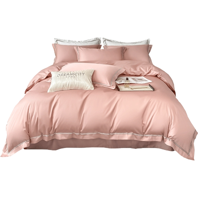 嘉韵长绒棉纯色长绒棉四件套简约