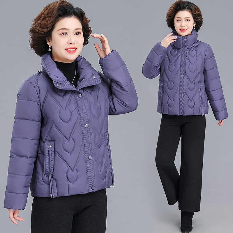 冬季新款时尚洋气防寒纯色外套潮