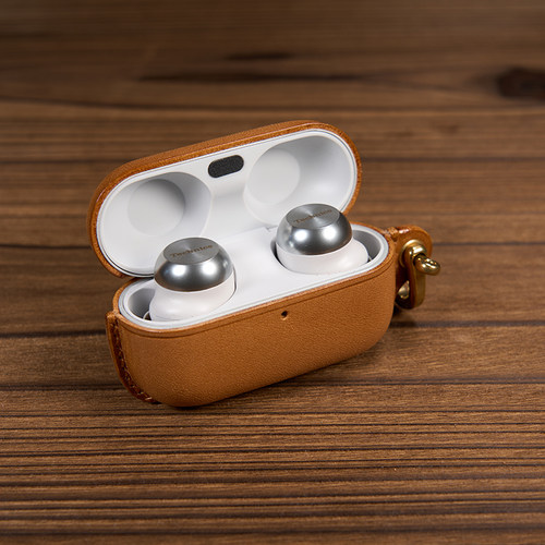 松下Technics EAH-AZ100保护套皮头层牛皮植鞣革定制小众保护套保护壳防摔耳机壳