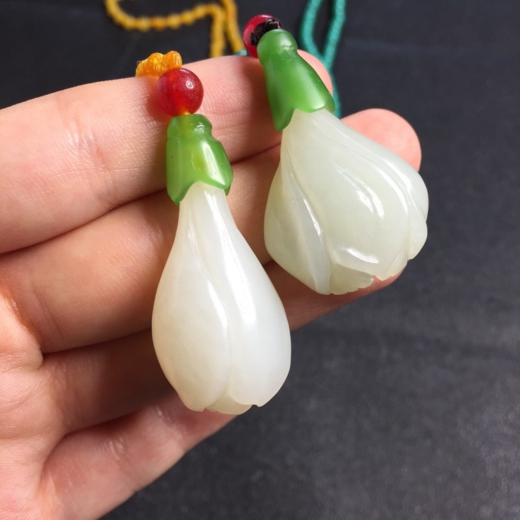 和田玉山料玉兰花白玉吊坠女款正品天然玉石保真挂件车挂带证书,珠宝/钻石/翡翠,颈饰,淘宝优惠券,粉丝福利购,淘宝优惠卷