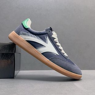 小众百搭轻便低帮软底休闲板鞋 新款 捡漏复古透气德训鞋 鞋 尾货特价