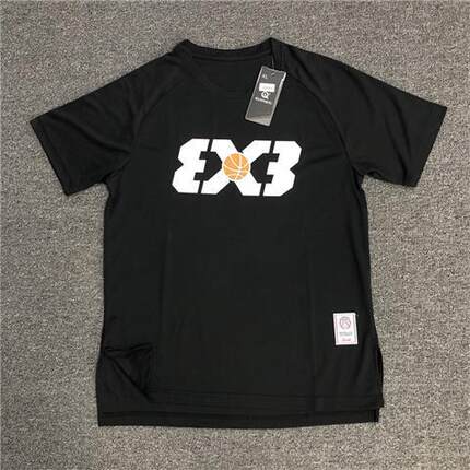 美式投篮服透气运动T恤3X3短袖投学生综合篮球训练速干健身上衣