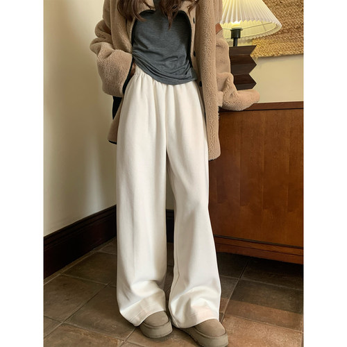 百搭宽松慵懒风阔腿裤女