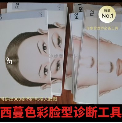 西蔓色彩女士人物服装风格诊断辅助脸型工具形象管理风格诊断素材