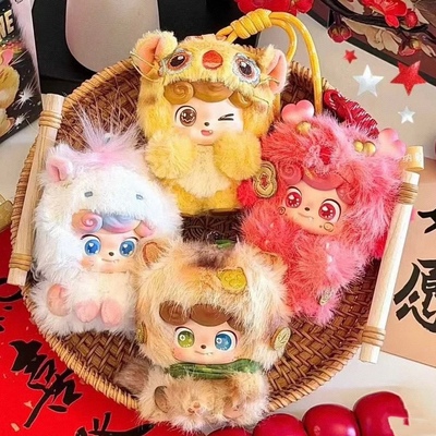 奇偶潮乐Q宝好彩毛绒挂件盲盒
