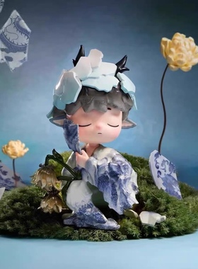 HEYONE黑玩MIMI新国风山河听归声盲盒侯明昊同款潮玩手办公仔摆件