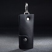 牛皮汽车钥匙包男士 简约钥匙扣女真皮钥匙套家用钥匙收纳定制logo