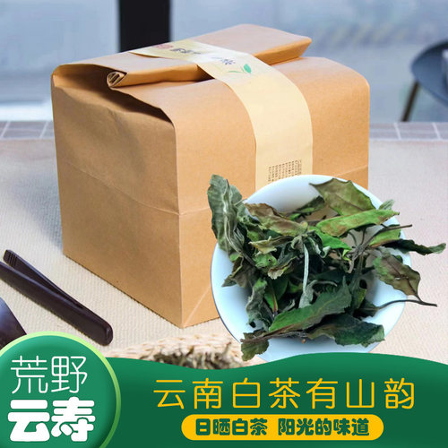 500克1斤【荒野云寿白茶】高山古树白茶散茶礼盒装冷泡茶自己喝