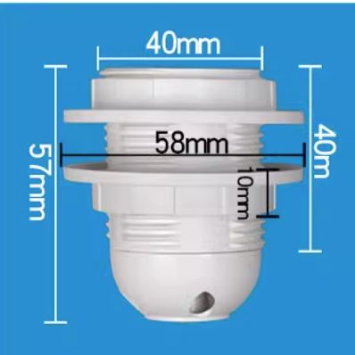 E27E14灯头暗装嵌入式