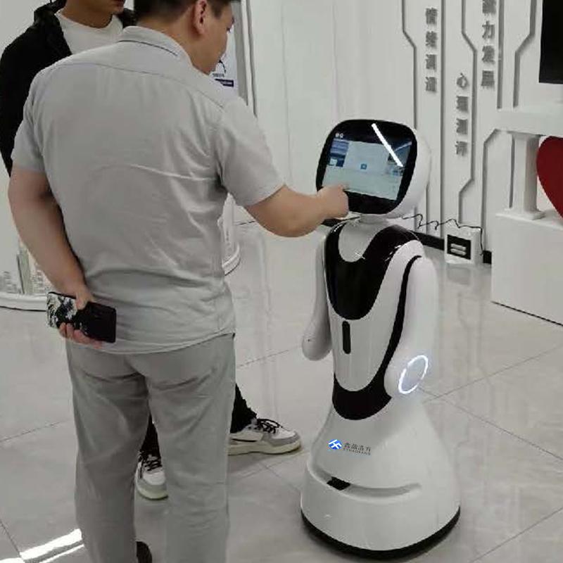 迎宾机器人AI语音对话展厅展馆银行讲解机器人酒店导览机器人
