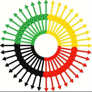 大小号吸盘指针教具旋转箭头黑白板转盘配件老师课堂互动抽奖道具