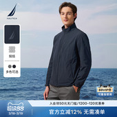 休闲挺括登山呢多口袋立领夹克薄外套 春季 NAUTICA 诺帝卡男装