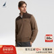 NAUTICA 诺帝卡男装 柔软混纺亲肤舒适休闲秋冬半开襟毛衣SO3401