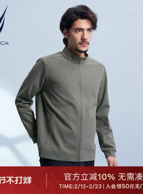 NAUTICA/诺帝卡男装秋冬挺括休闲舒适抗菌蛀虫纱夹克外套KC4105