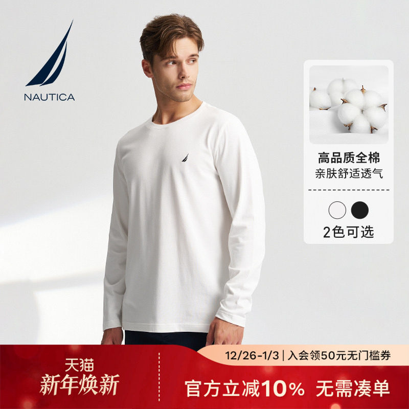 NAUTICA/诺帝卡软休闲长袖T恤