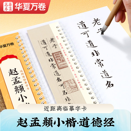 赵孟頫小楷道德经近距离临摹字卡