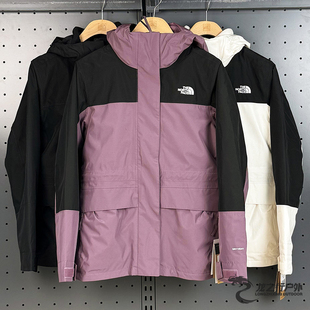 TheNorthFace北面抓绒三合一户外女士防水保暖外套89YJ 24秋冬新款