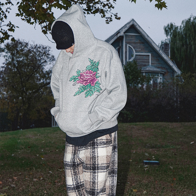 张呵呵联名重磅花卉卫衣