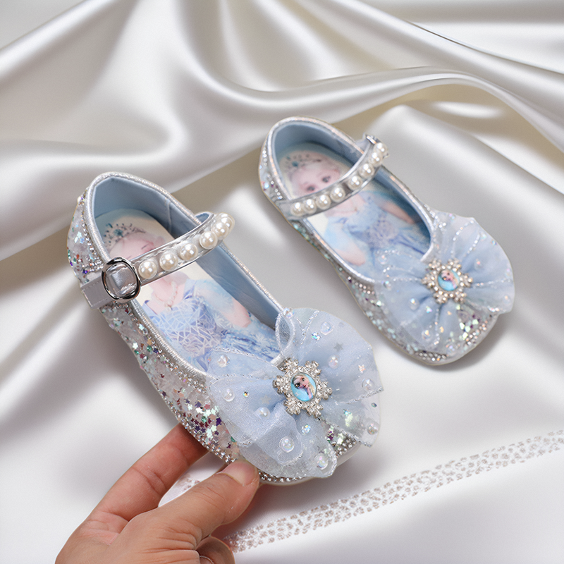 曙尼豪童鞋水晶鞋亮钻公主鞋女孩