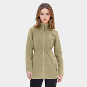 品牌抓绒衣女户外显瘦休闲保暖轻量中长功能设计外穿内搭徒步登山