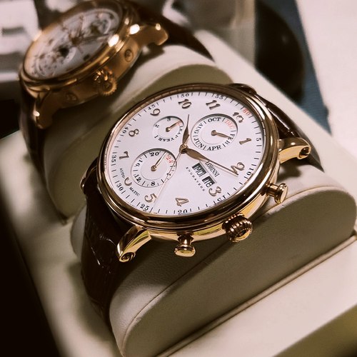 罗宾正品男士手表防水真皮商务