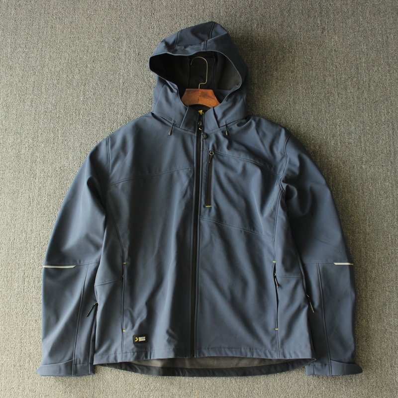 秋冬男士户外防风防水软壳冲锋衣