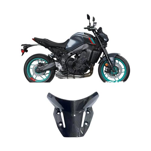 适用于雅马哈MT09/SP FZ09 2021+ 装碳纤维前风挡 导流罩配件