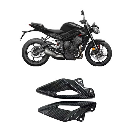 适用凯旋TStreet Triple 765 RS/R 660S 改装碳纤维脚踏护板侧板