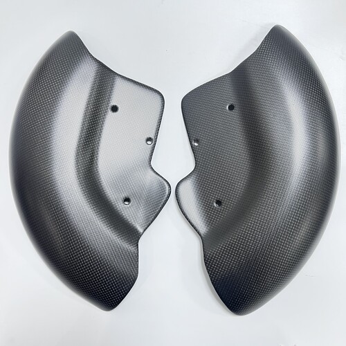 适用于本田CBR1000R CBR1000RR 改装碳纤维刹车盘散热罩 导流罩