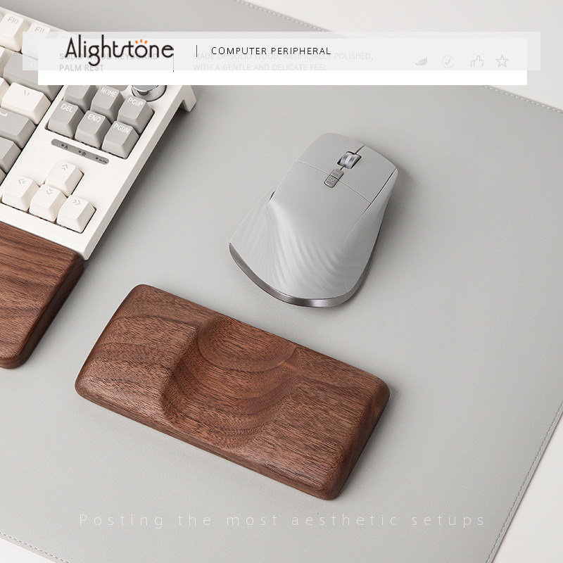 胡桃木鼠标手腕托护腕垫