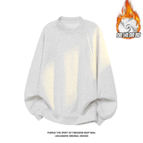 2025HW25813加绒港风白底大码圆领卫衣M-5XHW251042-特P30，男装卫衣，奇怪漫猴工厂店