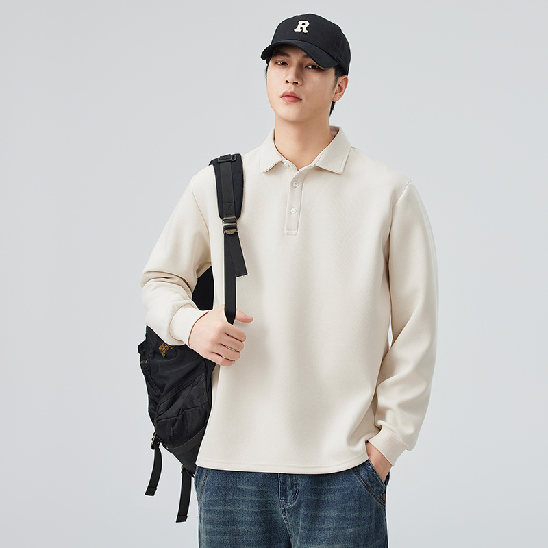 翻领长袖POLO衫卫衣T恤男，男装T恤，奇怪漫猴工厂店