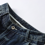 美式做旧复古牛仔长裤拖地慵懒水洗宽松通勤百搭秋冬新款ins舒适，女装休闲裤，奇怪漫猴工厂店