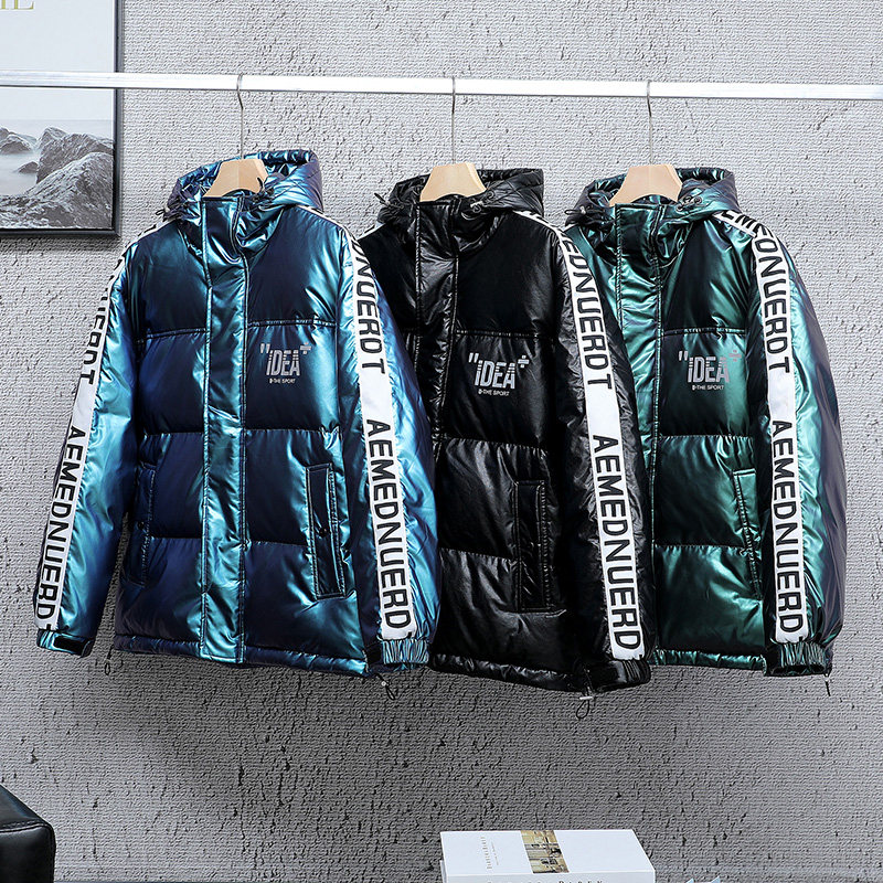 921平铺情侣羽绒服新款韩版宽松休闲冬季外套羽绒潮，男装羽绒服，电商A436