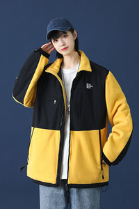 有现货 2021春季新款情侣中性风立领棉衣男情侣外套 A436-905图片