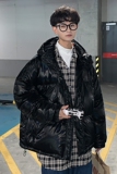 928P225控价288羽绒服2021新款潮流帅气潮牌轻薄短款亮面男外套，男装羽绒服，电商A436