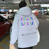 918冬季新款港风90%白鸭绒羽绒服男炫彩外套，男装羽绒服，电商A436