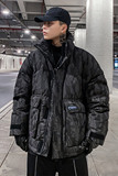 930P249控价328冬装新款90%白鸭绒潮牌变色羽绒服男加厚外套，男装羽绒服，电商A436