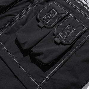 916冬季新款羽绒服男韩版平铺工装外套加厚宽松连帽图片