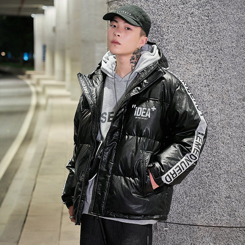 921潮牌情侣羽绒服新款韩版宽松休闲冬季外套羽绒潮,男装羽绒服,电商A436