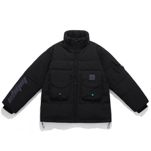 917 冬季新款90%白鸭绒保暖羽绒服男平铺宽松外套图片