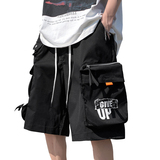 夏季潮流宽松休闲裤工装机能风大口袋五分裤A436-5232-P48控价60，男装休闲裤，电商A436