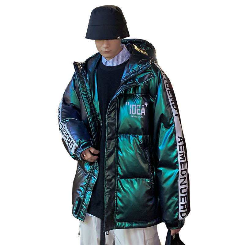 921P190控价258羽绒服男冬季新款潮牌ins港风外套轻薄亮面冬装男,男装羽绒服,电商A436