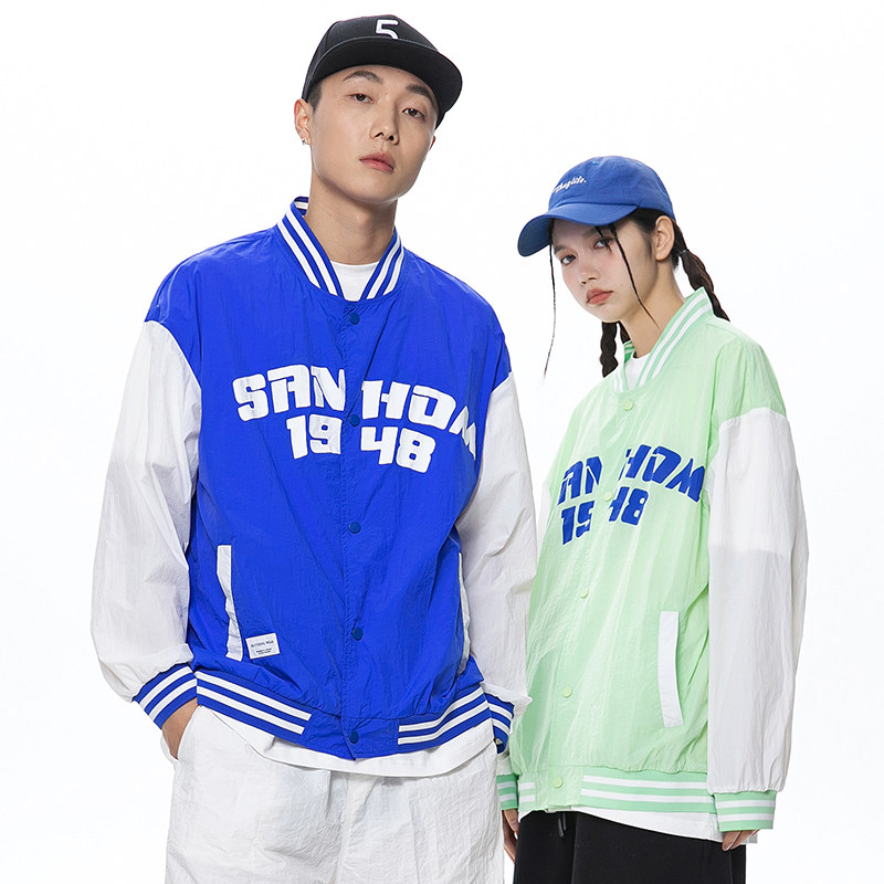 夏季薄款防晒衣外套男孩棒球服初高中学生防晒服A436-2637-P60,男装夹克,电商A436